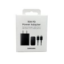 Samsung 15W Pd Power Adapter, Fast Charger Usb-C, Black,