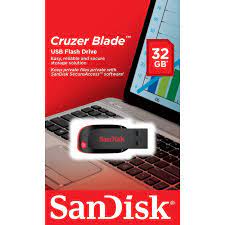 Sandisk Cruzer Blade 32GB USB Flash DriveUSB 3.0