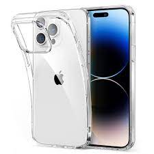 iPhone 14 Pro Case, Shockproof Thin Silicone Phone Case, Yellowing-Resistant Slim Transparent TPU Cover for iPhone 14 Pro, Project Zero Series, Clear