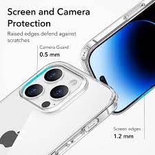 iPhone 14 Pro Case, Shockproof Thin Silicone Phone Case, Yellowing-Resistant Slim Transparent TPU Cover for iPhone 14 Pro, Project Zero Series, Clear