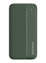 Seeken 10000mAh Wired Power Bank, Green